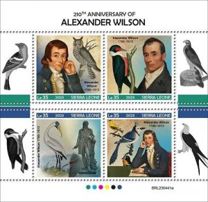 2024/02 - SIERRA LEONE  - ALEXANDER WILSON       4V    MNH **