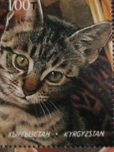 KYRGYZSTAN STAMP-WORLD FAMOUS BEAUTIFUL LOVELY CATS 2012-  MNH SHEET-VERY FINE