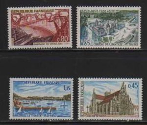 France MNH sc# 1232-1235 Churchs