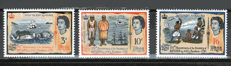 Fiji 221-223 MNH