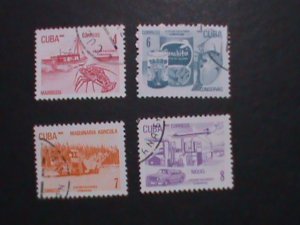 ​CUBA-VERY OLD CUBA-CANS FACTORY  STAMPS USED- VF WE SHIP TO WORLD WIDE.