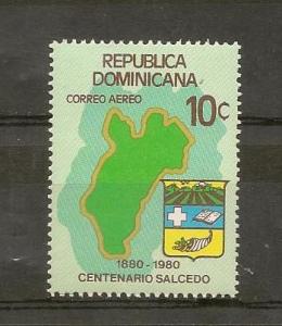 DOMINICAN REPUBLIC STAMP MNH SALCEDO #DU90