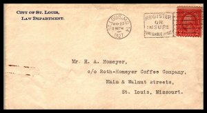 US City of St Louis Law Department,St Louis,MO 1927 Cover