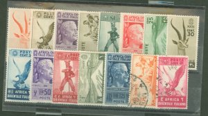 Italian East Africa #1-15 Unused