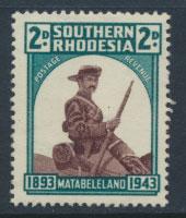 Southern Rhodesia SG 61 SC# 64  Mint hinged see scan and details
