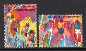 UN Geneva 289-290 Sports MNH VF