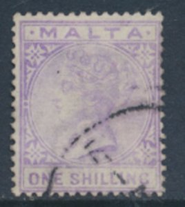 Malta SG 29  SC# 13*  Pale Violet Used please see details and scans   1890   ...