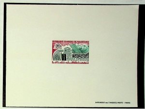 MAURITANIA Sc 250 NH ISSUE OF 1968 - DELUXE PROOF - UNESCO - (JS23)