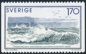 Sweden 1979 1k.70 Marine Research - Research Ship Argos SG1020 MNH