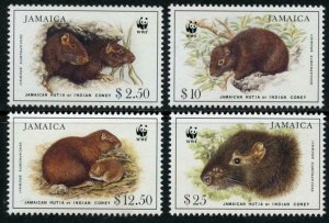 1996 Jamaica 882-885 WWF / Fauna 4,40 €