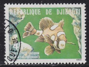 Djibouti 484 Harlequinfish 1978