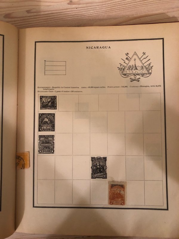 Modern Stamp Album Circa 1921