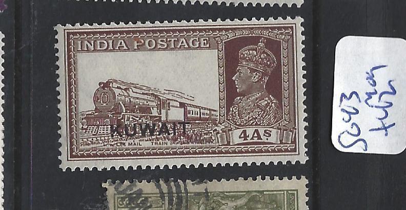 KUWAIT   (PP1501B)  ON INDIA KGVI 4A TRAIN SG 43   MOG