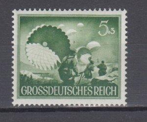 WWII 1944 Third Reich Scott B259 Paratroops MNH