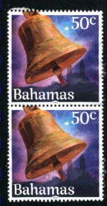Bahamas   Pair 50cent -1 used 2019 PD