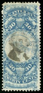 MALACK R113 F/VF, blue cancel, nice stamp! b1393