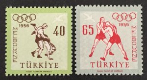 Turkey 1956 MNH Stamps Scott 1217-1218 Sport Olympic Games