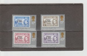 Tristan da Cunha  Scott#  348-351  MNH  (1984 St. Helena Colony Sesq