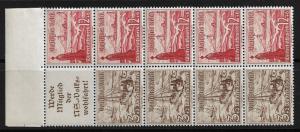 Germany Booklet Pane Mi. 110 MNH Ships