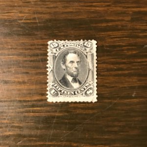 US USED SCOTT 91 Used - 15¢ Abraham Lincoln (1) - Fine