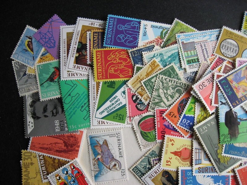 Surinam collection 125 different M, U lots of sets, check them out!