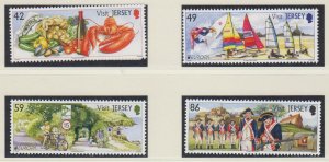 Jersey 2012, 'Visit Jersey' , set of 4. ,unmounted mint NHM