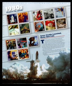 ALLY'S US Scott #3190 33c Celebrate the Century - 1980's [15] MNH F/VF [xms]