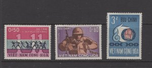 Vietnam (South)  #244-46 (1964 Revolution set) VFMNH CV $2.00