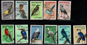 Botswana #19//30 ex 24 used birds