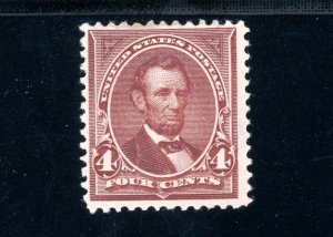 USAstamps Unused FVF US 1898 Lincoln Scott 280 OG MHR 