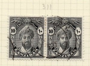 Zanzibar 1936 Early Issue Fine Used 10c. 284212