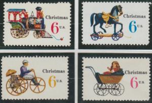 #1415-18, Set-4 Singles.  Christmas  MNH.  .06 cent