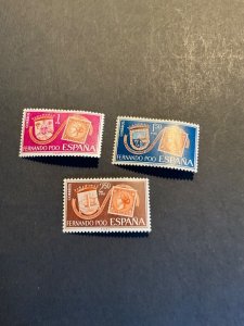 Stamps Fern Po Scott #251-3 hinged