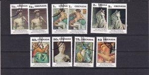 SA06a Grenada 1975 500th Anniv of the Birth of Michelangelo used stamps