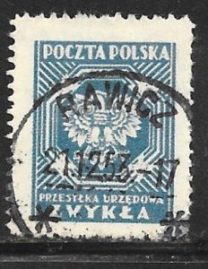 Poland O21: Eagle, used, F-VF