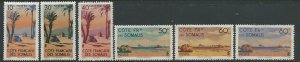 Somali Coast #C7A-C7B Obock & Djibouti Strips of 5 (MNH)  CV $10.00