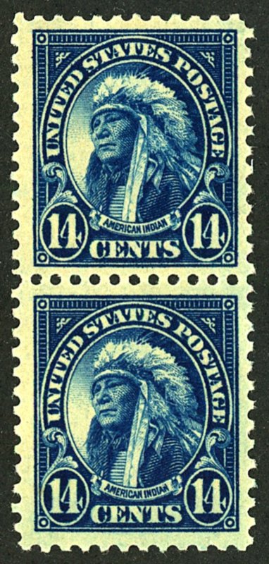 U.S. #565 MINT PAIR OG NH