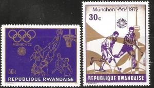 Rwanda MNH 1972 Olympics - Munchen