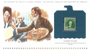 THE HISTORY OF THE U.S. IN MINT STAMPS GILBERT STUART