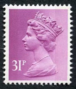 SGX919 1986 31p mauve 2-B u/m ex B Rail prestige booklet cat 15 Pound