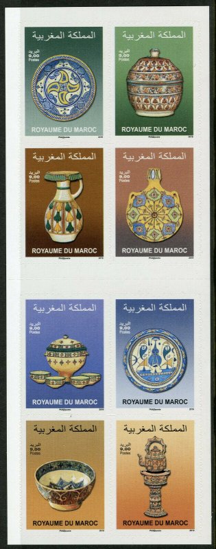 Morocco Stamps 2019 MNH Pottery Art Artefacts Cultures 8v S/A Booklet