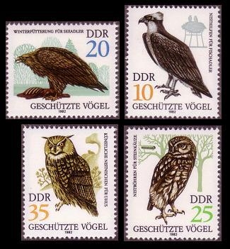 GDR Birds of Prey 4v SG#E2410-13 MI#2702-2705