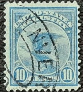 US Scott # F1; 10c used Registry stamp, 1911; F/VF centering