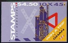 Booklet - Australia 1993 Trains of Australia $4.50 self-a...