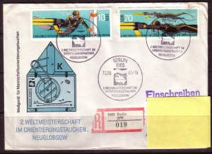 GDR, Diving, used Cover / 1985