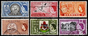 Bermuda Scott 150, 153, 155, 158, 162, 168 (1953-59) Used F-VF, CV $27.45 C