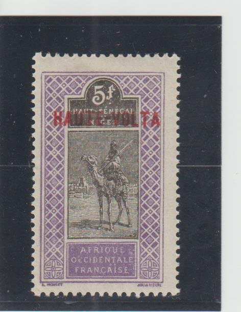 Burkina Faso  Scott#  28  MH  (1900 Overprint)