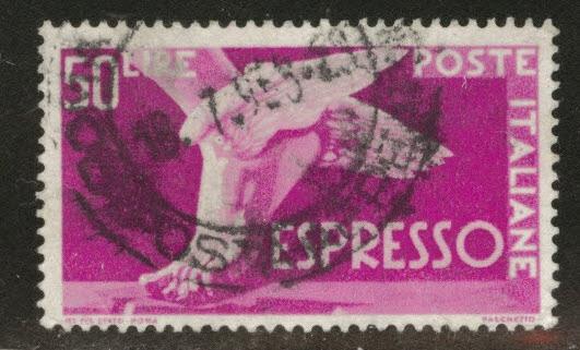 Italy Scott E24 Special Delivery stamp 1951 used