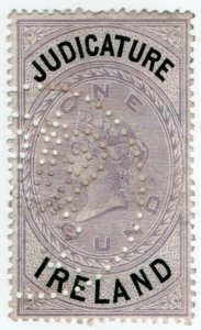 (I.B) QV Revenue : Judicature Ireland £1 (1882)