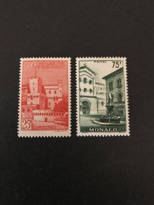 Monaco 1954 #319-20 MNH, CV $28.75